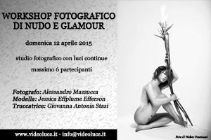 Workshop Fotografico di nudo e glamour 12 Aprile 2015