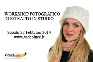 Workshop ritratto in studio 22 febbraio 2014 Videoluce